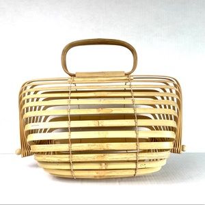 Bamboo Collapse Cage Handbag